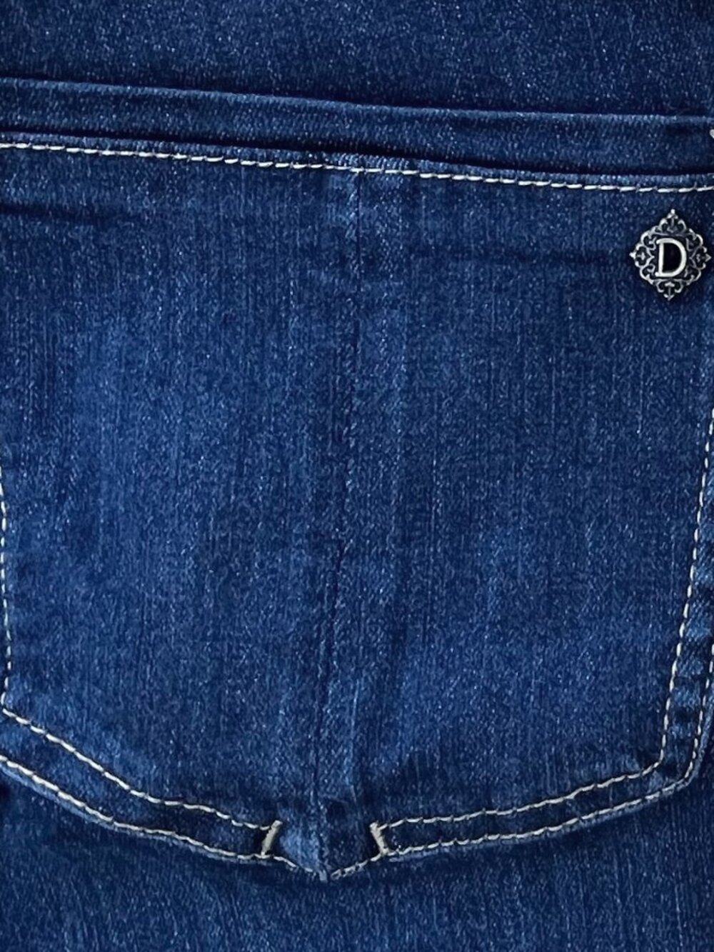 DEMOCRACY AB SOLUTION ITTY BITTY BOOT STRAIGHT LEG JEANS WOMEN’S sz 12 STRETCHY - Picture 8 of 13